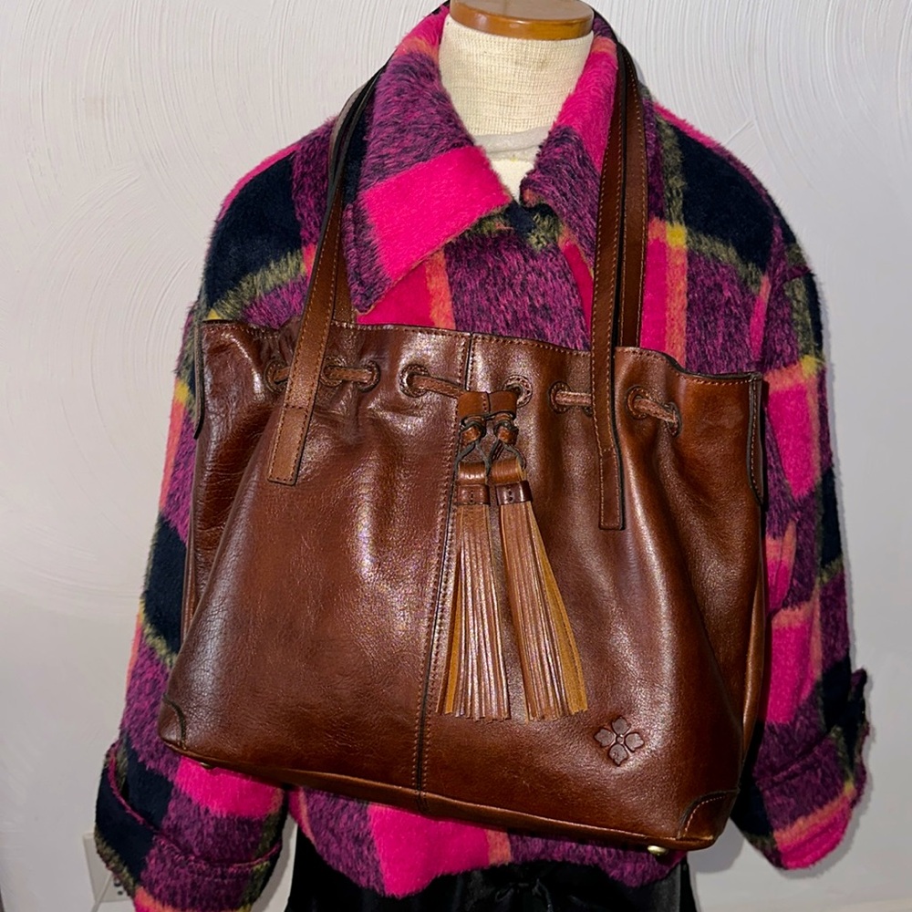 Patricia Nash Whitney FRINGE Shoulder BAG/ Tote